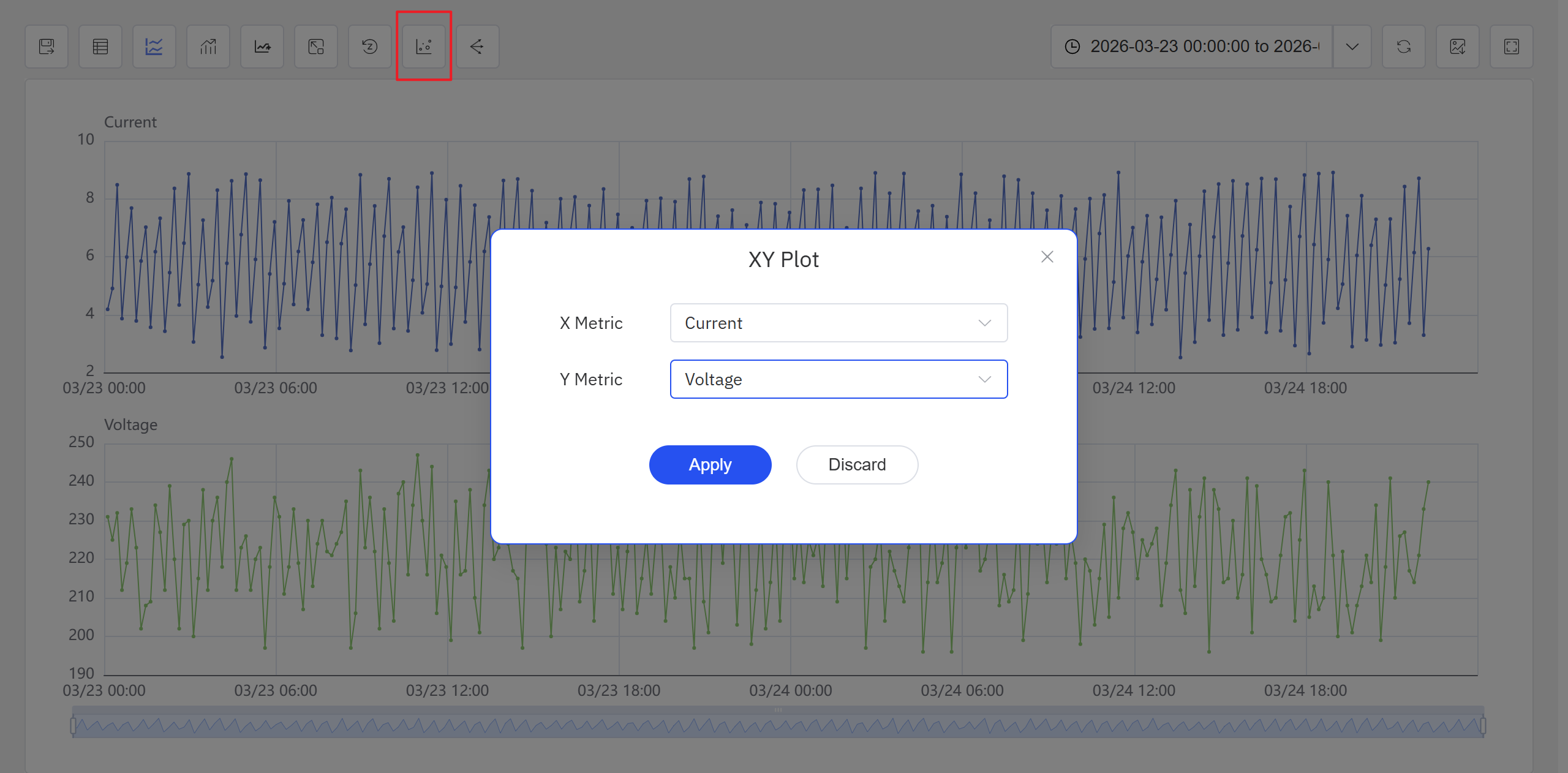 分析面板中的回归分析
