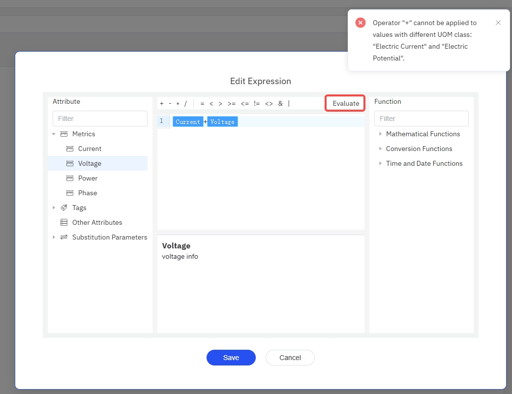 formula with uom example 1